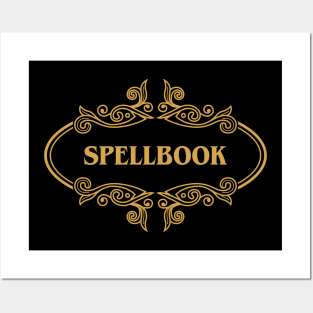 Spellbook Wizard Magic and Spells Witchcraft and Sorcery Tabletop RPG Gaming Posters and Art
